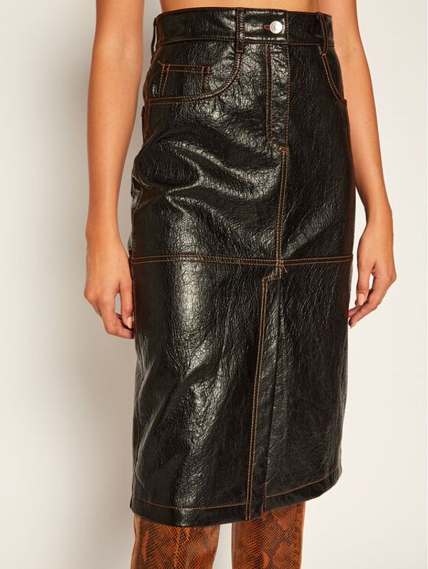 MSGM MSGM Дънкова пола 2941MDD22 207670 Черен Regular Fit