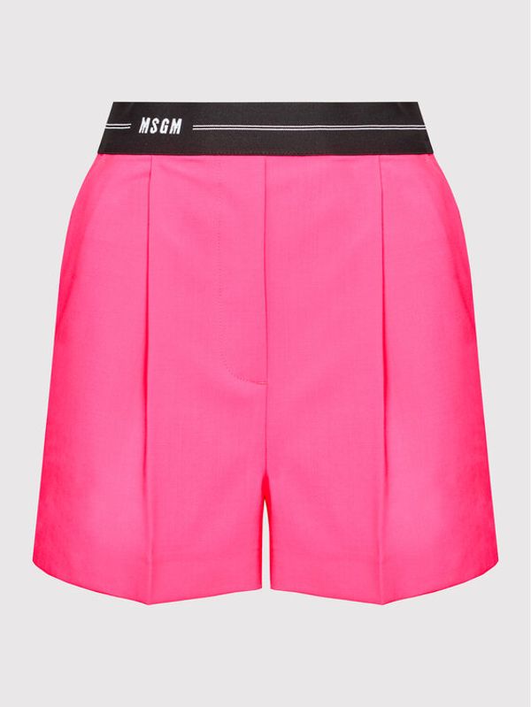 MSGM MSGM Шорти от плат 3241MDB16 227104 Розов Regular Fit