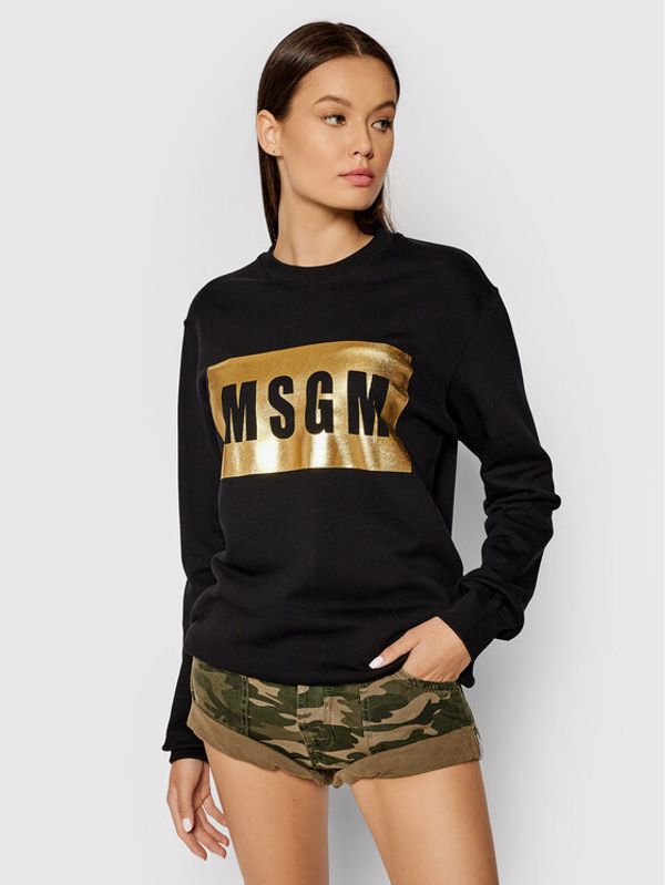 MSGM MSGM Суитшърт 3141MDM523M 217799 Черен Regular Fit