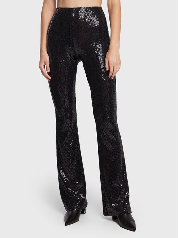 MSGM MSGM Текстилни панталони 3341MDP14 227628 Черен Regular Fit