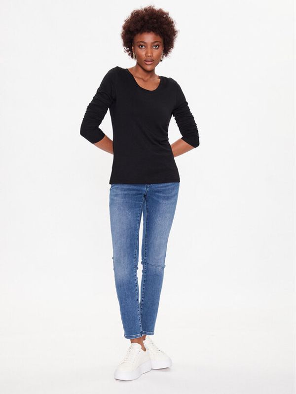 Mustang Mustang Блуза Anne 1013619 Черен Slim Fit