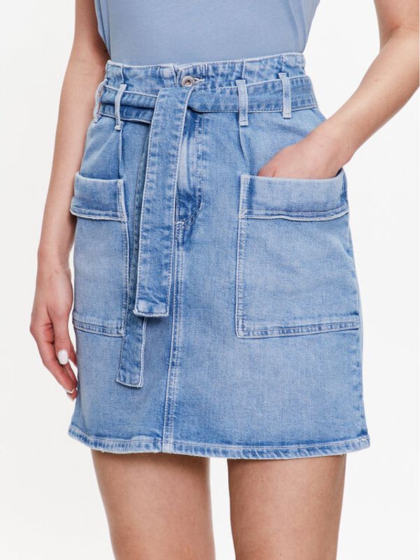 Mustang Mustang Дънкова пола 1013616 Син Regular Fit