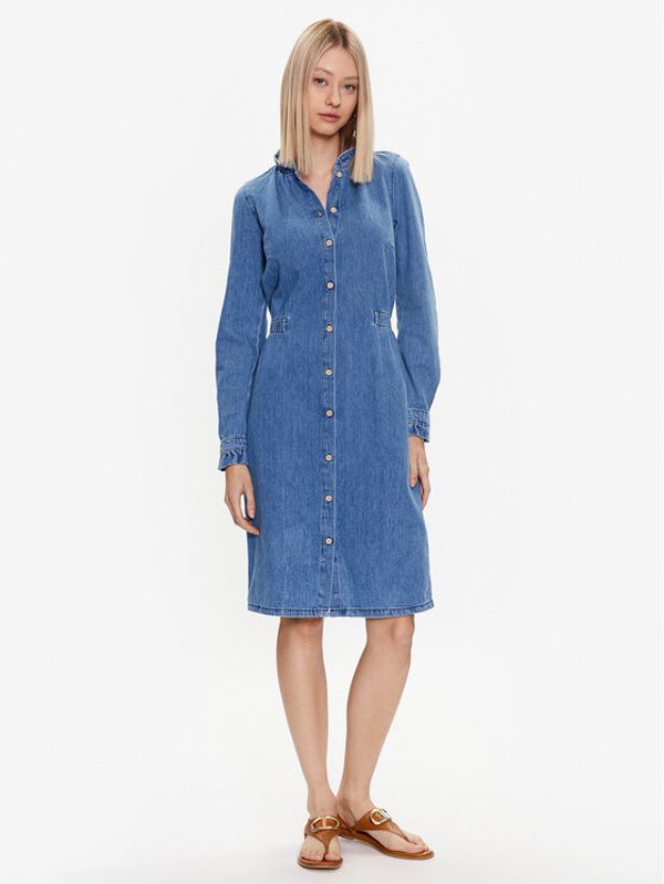 Mustang Mustang Дънкова рокля Frida 1013517 5000 Син Regular Fit