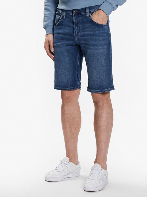 Mustang Mustang Дънкови шорти Chicago 1013433 Син Regular Fit