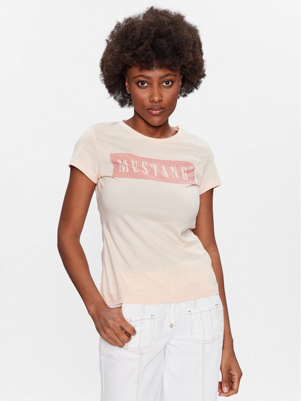 Mustang Mustang Тишърт Alexia 1013391 Оранжев Regular Fit