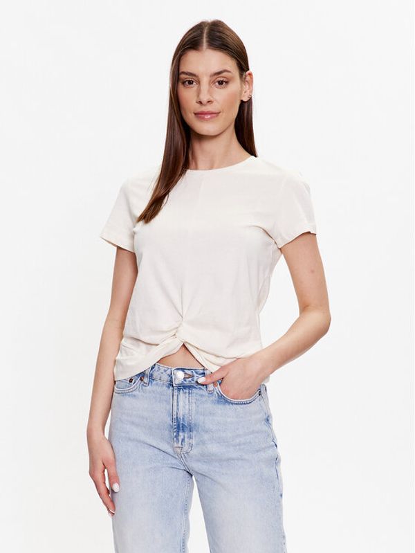 Mustang Mustang Тишърт Alexia 1013400 Екрю Regular Fit