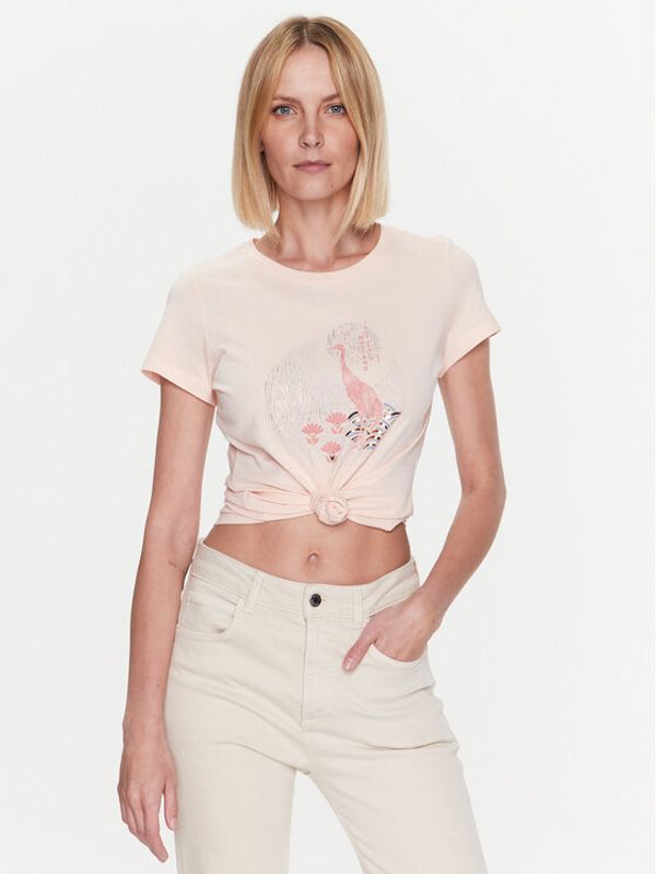 Mustang Mustang Тишърт Alina 1013386 Розов Regular Fit