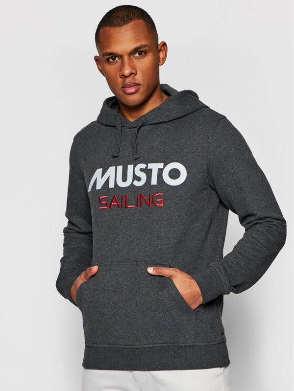 Musto Musto Суитшърт 82019 Сив Regular Fit