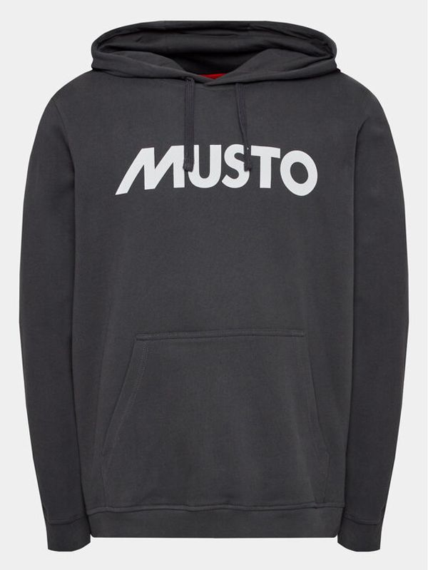 Musto Musto Суитшърт Logo 82446 Сив Regular Fit