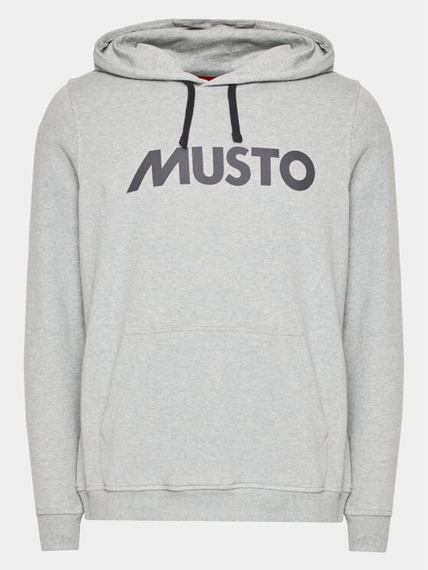 Musto Musto Суитшърт Logo 82446 Сив Regular Fit