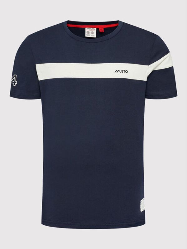 Musto Musto Тишърт 82158 Тъмносин Regular Fit