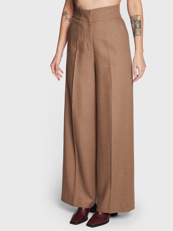 MVP Wardrobe MVP Wardrobe Текстилни панталони Lady Liberty MVPI2PA046.0PN0034 Бежов Relaxed Fit