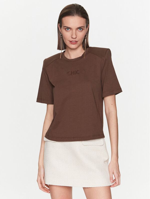 MVP Wardrobe MVP Wardrobe Тишърт MVPE3TS144.0JE0081 Кафяв Regular Fit