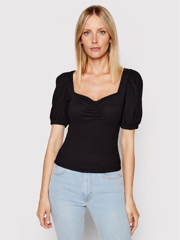 NA-KD NA-KD Блуза 1018-008601-0002-003 Черен Regular Fit