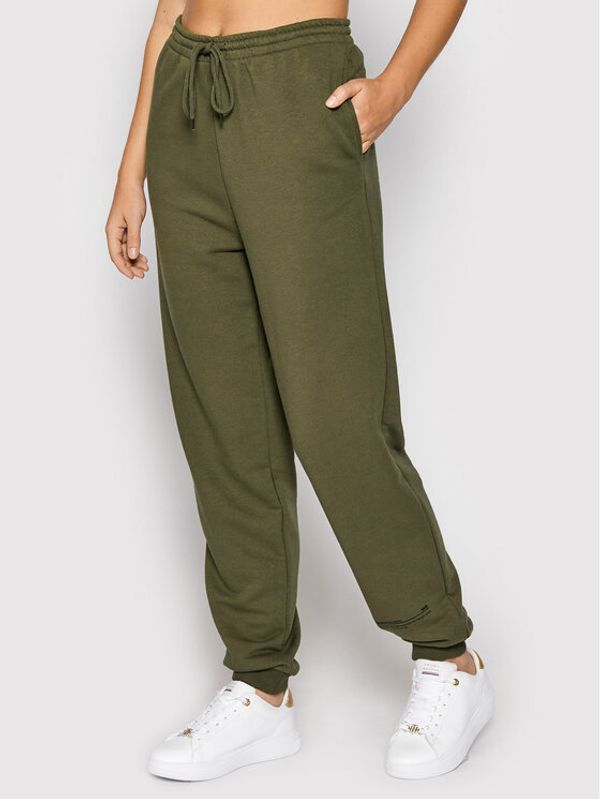 NA-KD NA-KD Долнище анцуг Good Will Printed 1100-004454-0086-003 Зелен Relaxed Fit