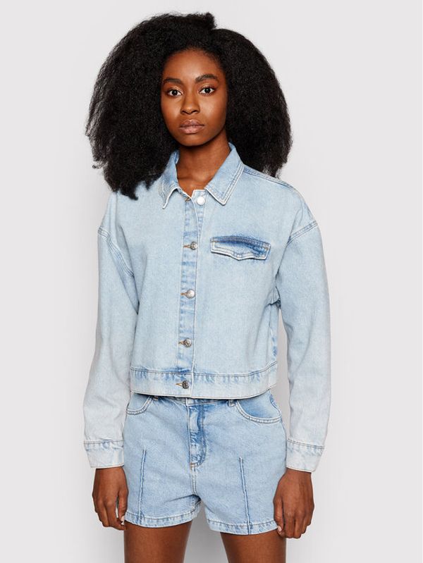 NA-KD NA-KD Дънково яке 1660-000538-0047-581 Син Regular Fit