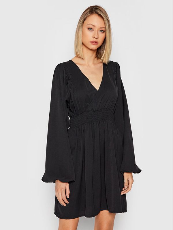 NA-KD NA-KD Ежедневна рокля 1100-004237-0002-581 Черен Slim Fit