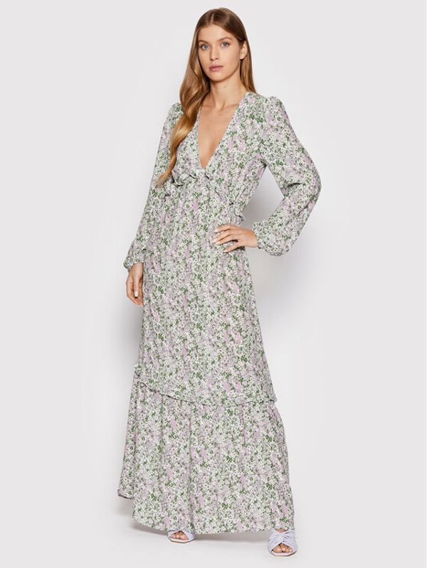 NA-KD NA-KD Ежедневна рокля Balloon Sleeve 1018-008317-0798-581 Зелен Regular Fit