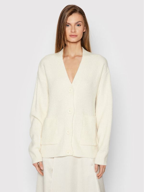 NA-KD NA-KD Кардиган 1100-004503-0001-003 Бял Oversize