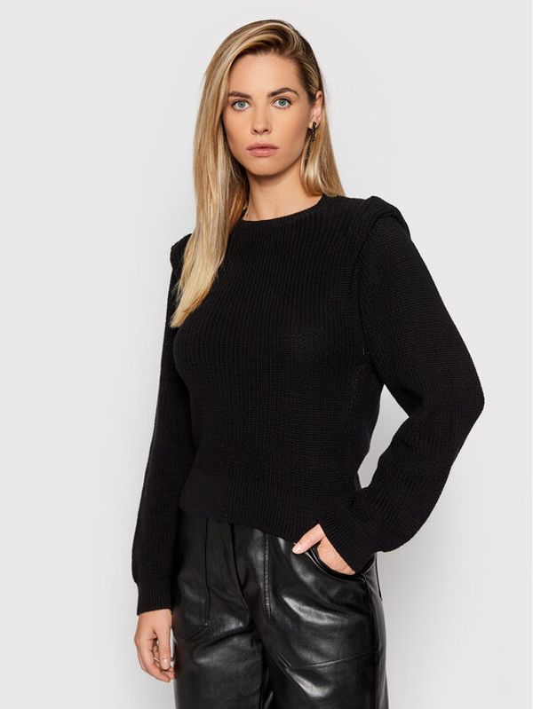 NA-KD NA-KD Пуловер 1018-007349-0002-003 Черен Regular Fit