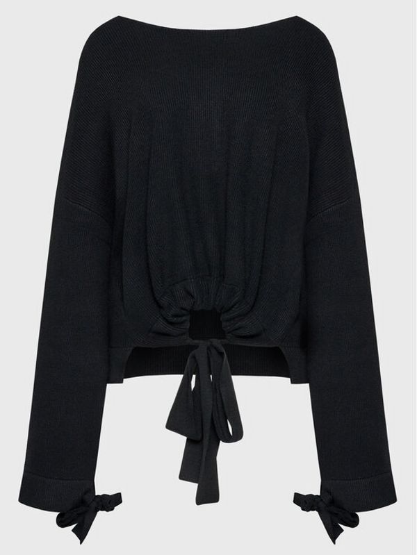 NA-KD NA-KD Пуловер 1018-009377-0002-003 Черен Relaxed Fit