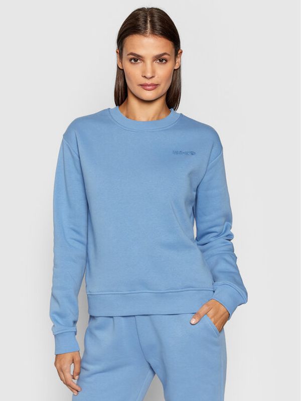 NA-KD NA-KD Суитшърт Logo Basic 1044-000155-0617-003 Син Regular Fit