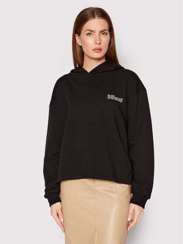 NA-KD NA-KD Суитшърт Reminder 1100-005526-0002-003 Черен Relaxed Fit