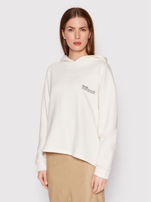 NA-KD NA-KD Суитшърт Reminder 1100-005526-0244-003 Бежов Relaxed Fit