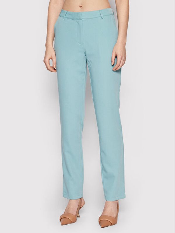 NA-KD NA-KD Текстилни панталони Suit 1018-008349-6138-581 Зелен Fitted Fit