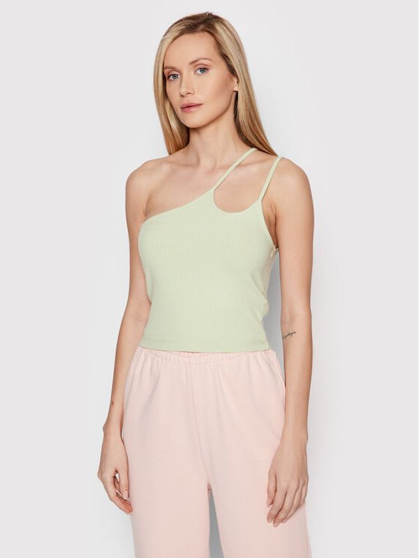 NA-KD NA-KD топ 1018-008316-1433-003 Зелен Slim Fit