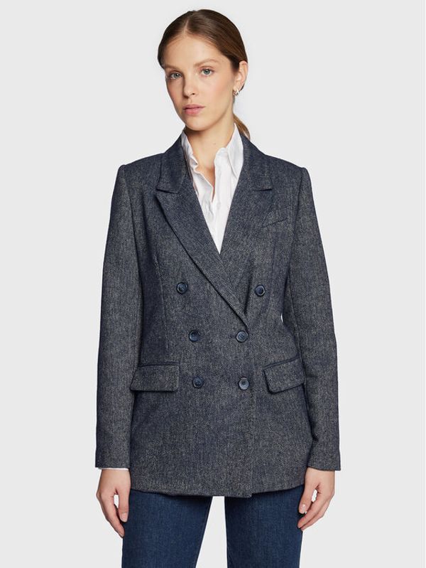 NAF NAF NAF NAF Блейзър Edadou THNW8 Тъмносин Regular Fit