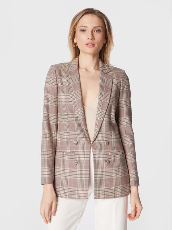 NAF NAF NAF NAF Блейзър Erosie THNW19A Бежов Regular Fit