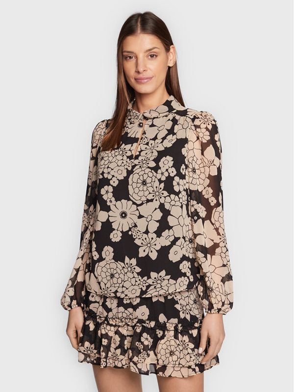 NAF NAF NAF NAF Блуза Kixties THNC15 Бежов Regular Fit