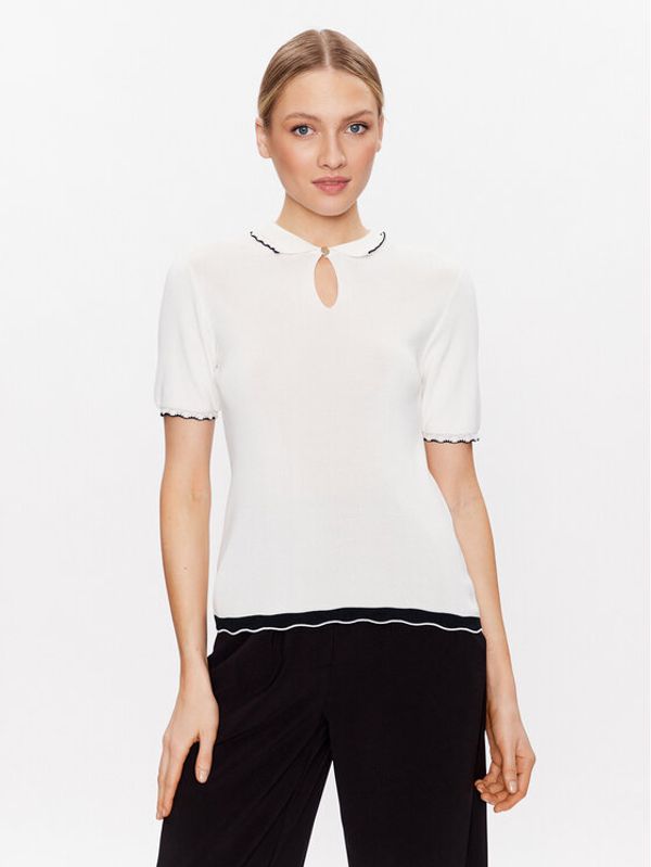 NAF NAF NAF NAF Блуза Maurane XENU90 Екрю Regular Fit