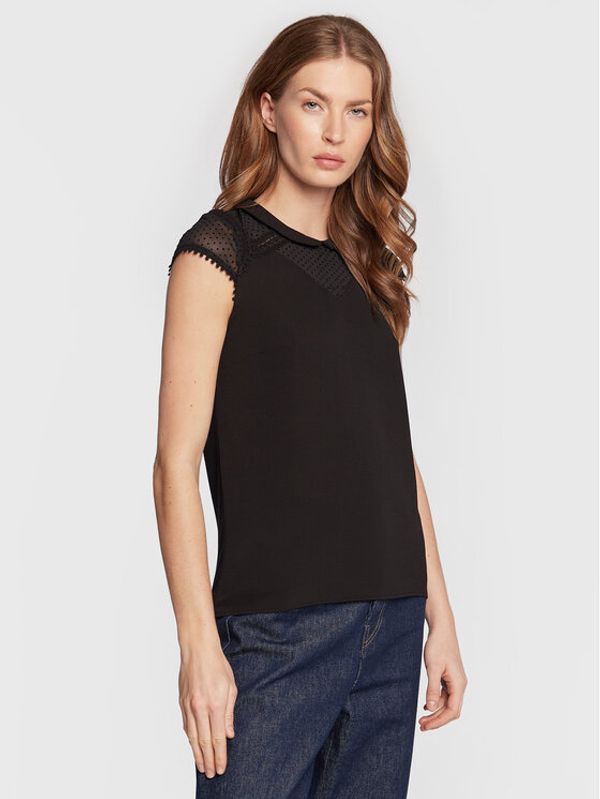 NAF NAF NAF NAF Блуза O-Emilio DNT6Z Черен Regular Fit