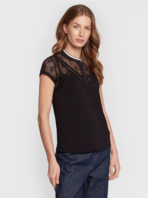 NAF NAF NAF NAF Блуза Opeter DNT8Z Черен Regular Fit