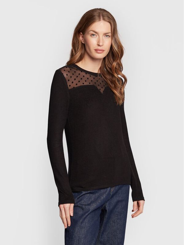 NAF NAF NAF NAF Блуза Oyoke DNT5Z Черен Regular Fit