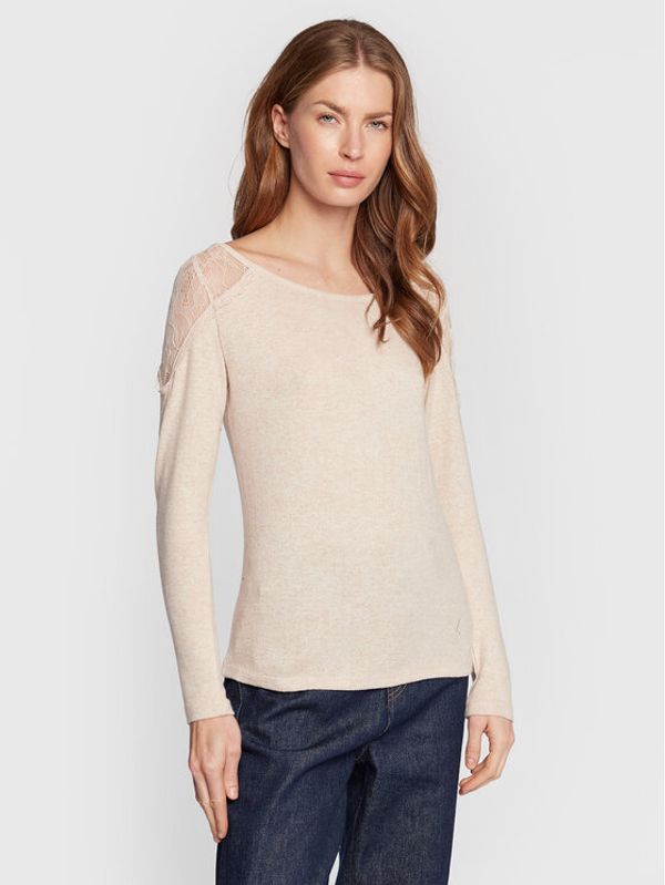 NAF NAF NAF NAF Блуза Primas DNT4Z Бежов Regular Fit