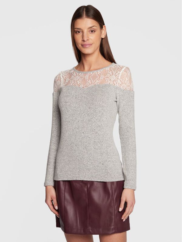 NAF NAF NAF NAF Блуза Seville THNT165A Сив Regular Fit