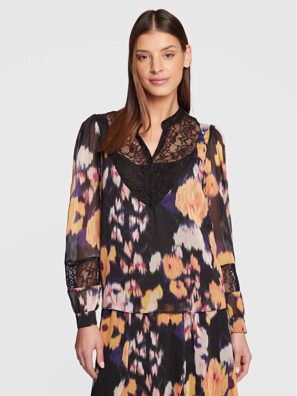 NAF NAF NAF NAF Блуза Voyage THNC87A Черен Regular Fit