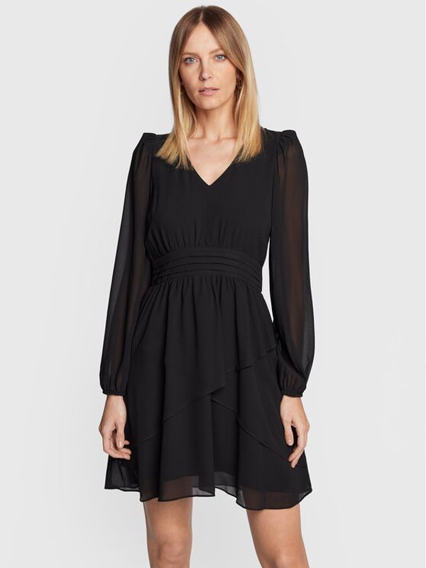 NAF NAF NAF NAF Ежедневна рокля Katy THNR143A Черен Regular Fit