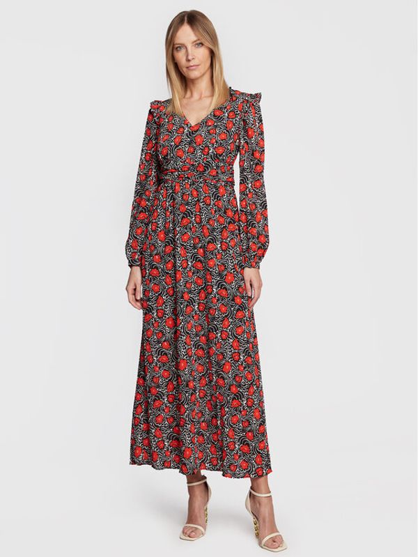 NAF NAF NAF NAF Ежедневна рокля Office THNR141A Цветен Regular Fit