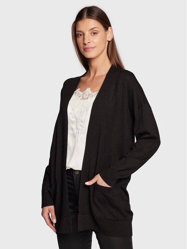 NAF NAF NAF NAF Кардиган Matin THNG29 Черен Regular Fit