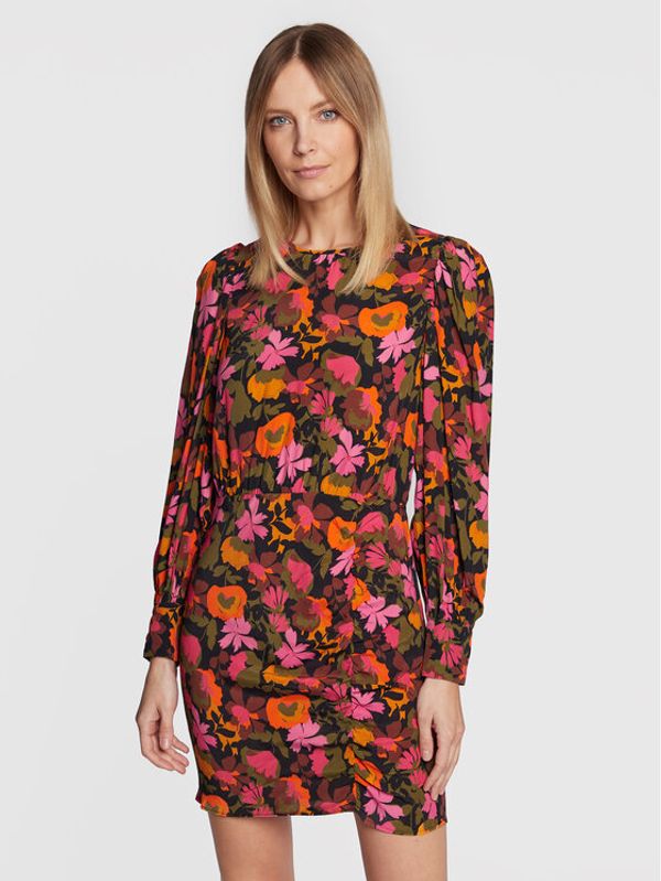 NAF NAF NAF NAF Коктейлна рокля Joyce THNR155A Цветен Regular Fit