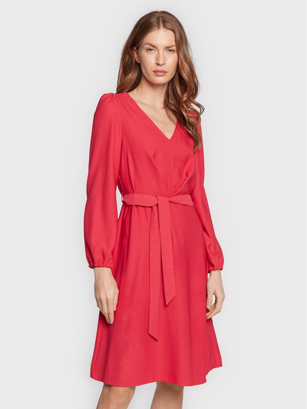 NAF NAF NAF NAF Коктейлна рокля Kamay THNR12 Розов Regular Fit