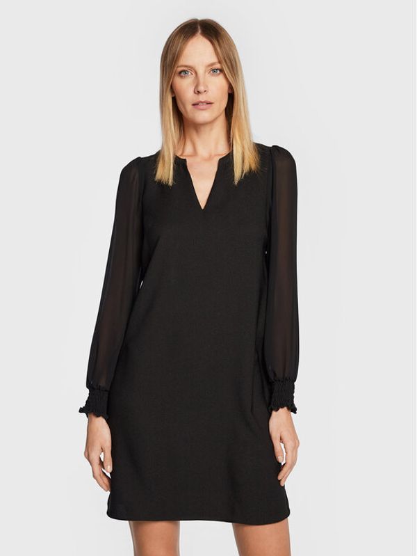 NAF NAF NAF NAF Коктейлна рокля Klenissa THNR28 Черен Relaxed Fit