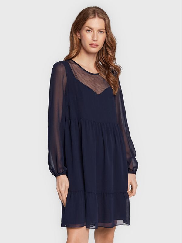 NAF NAF NAF NAF Коктейлна рокля Kpastille THNR2 Тъмносин Regular Fit