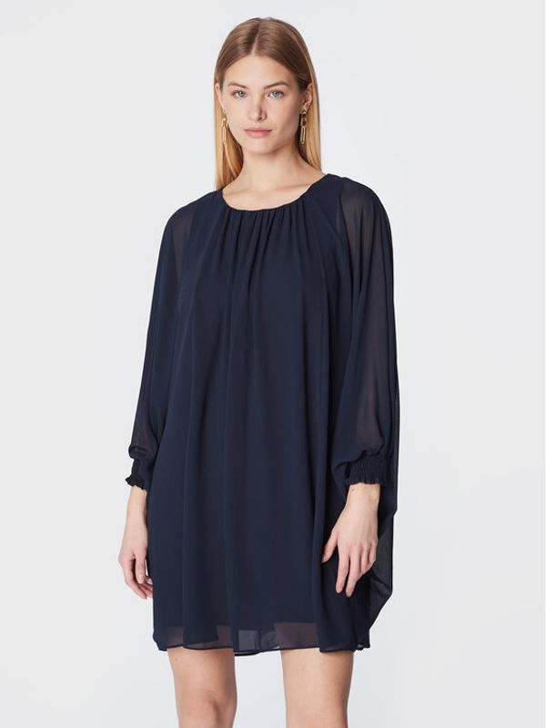 NAF NAF NAF NAF Коктейлна рокля Ktoday THNR35 Тъмносин Relaxed Fit