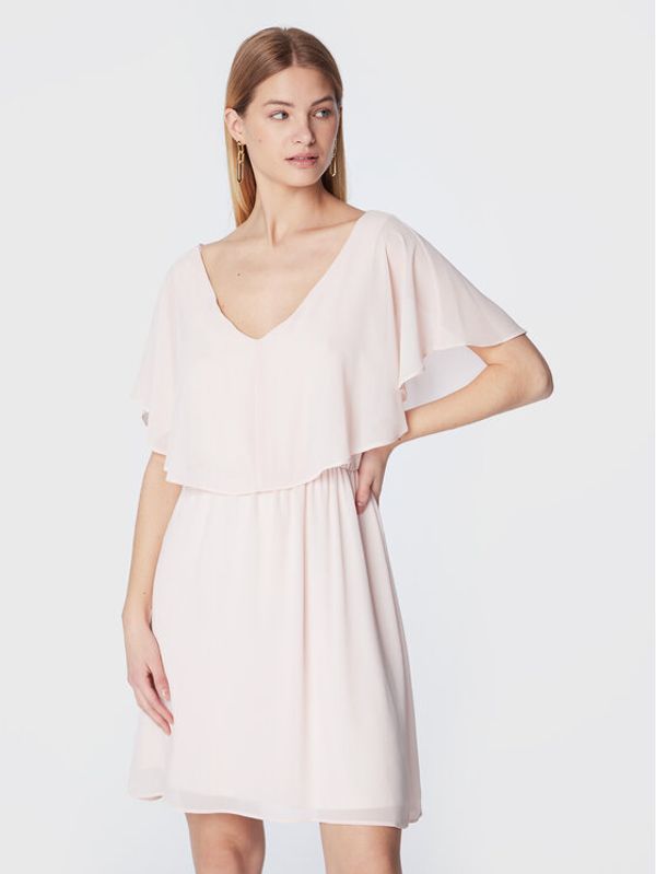 NAF NAF NAF NAF Коктейлна рокля Lazale DNR3Z Розов Regular Fit