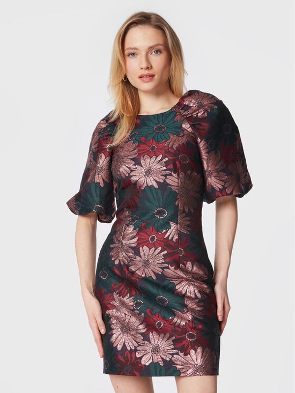 NAF NAF NAF NAF Коктейлна рокля Nomade THNR170A Тъмносин Slim Fit